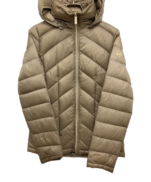 MICHAEL KORS（マイケルコース）MICHAEL KORS (マイケルコース) ダウンジャケット ベージュ サイズ:XSの古着・服飾アイテム