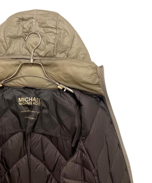 MICHAEL KORS（マイケルコース）MICHAEL KORS (マイケルコース) ダウンジャケット ベージュ サイズ:XSの古着・服飾アイテム