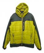 mont-bellモンベル）の古着「フラットアイアンパーカ」｜イエロー×グリーン