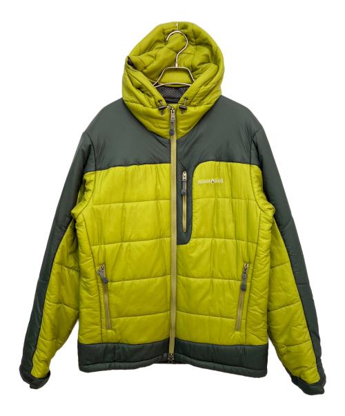 mont-bell（モンベル）mont-bell (モンベル) フラットアイアンパーカ イエロー×グリーン サイズ:Mの古着・服飾アイテム