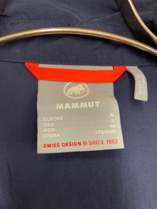 MAMMUT（マムート）MAMMUT (マムート) ウインドブレーカー ネイビー サイズ:Mの古着・服飾アイテム