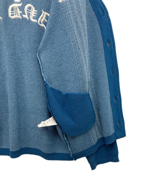 WIND AND SEA（ウィンダンシー）WIND AND SEA (ウィンダンシー) CENTER LINE CARDIGAN ブルー サイズ:Lの古着・服飾アイテム