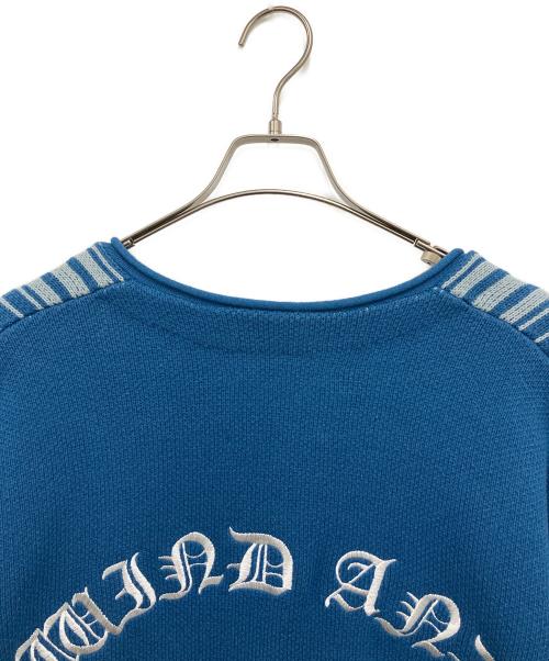WIND AND SEA（ウィンダンシー）WIND AND SEA (ウィンダンシー) CENTER LINE CARDIGAN ブルー サイズ:Lの古着・服飾アイテム
