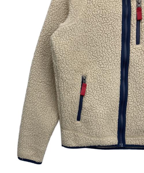Patagonia（パタゴニア）Patagonia (パタゴニア) レトロパイルジャェット アイボリー サイズ:Sの古着・服飾アイテム