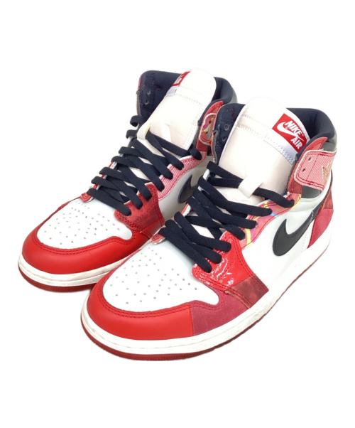 NIKE（ナイキ）NIKE (ナイキ) SPIDER-MAN (スパイダーマン) AIR JORDAN 1 RETRO HIGH OG SPIDER-MAN レッド×ホワイト サイズ:US9の古着・服飾アイテム