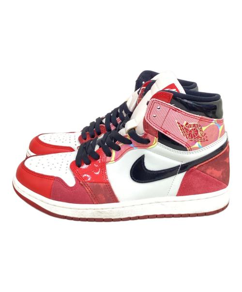 NIKE（ナイキ）NIKE (ナイキ) SPIDER-MAN (スパイダーマン) AIR JORDAN 1 RETRO HIGH OG SPIDER-MAN レッド×ホワイト サイズ:US9の古着・服飾アイテム