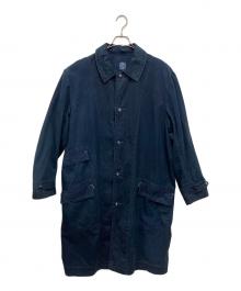 Porter Classic（ポータークラシック）の古着「ステンカラーコート」｜ネイビー