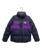 Pyrenexピレネックス）の古着「ダウンジャケット」｜ネイビー×パープル