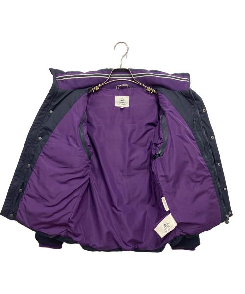 Pyrenex（ピレネックス）Pyrenex (ピレネックス) ダウンジャケット ネイビー×パープル サイズ:12の古着・服飾アイテム