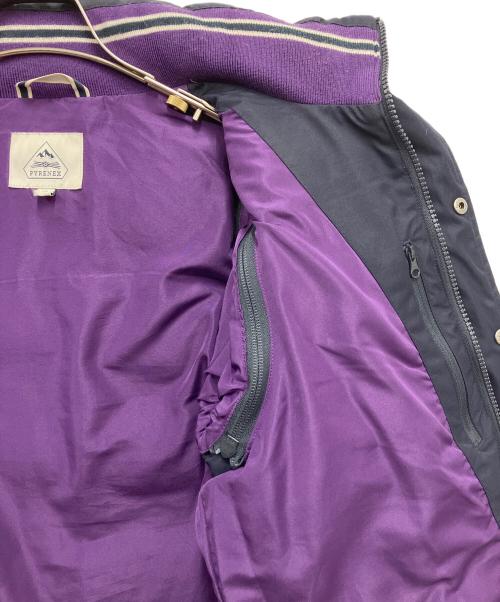 Pyrenex（ピレネックス）Pyrenex (ピレネックス) ダウンジャケット ネイビー×パープル サイズ:12の古着・服飾アイテム