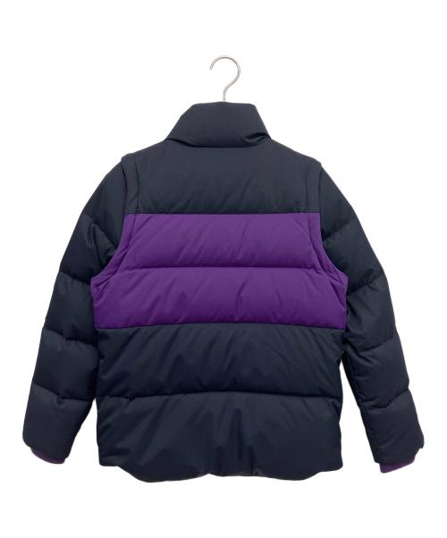 Pyrenex（ピレネックス）Pyrenex (ピレネックス) ダウンジャケット ネイビー×パープル サイズ:12の古着・服飾アイテム
