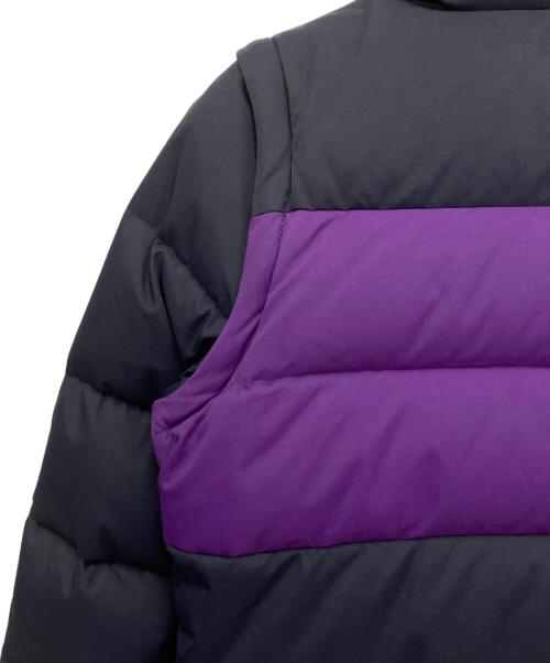 Pyrenex（ピレネックス）Pyrenex (ピレネックス) ダウンジャケット ネイビー×パープル サイズ:12の古着・服飾アイテム
