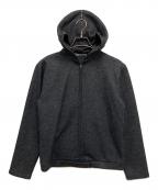 Saint Laurent Parisサンローランパリ）の古着「ウールフーデッドジャケット」｜グレー