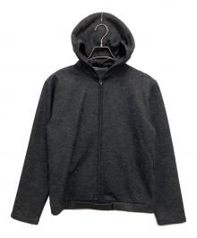 Saint Laurent Paris（サンローランパリ）の古着「ウールフーデッドジャケット」｜グレー