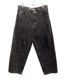 POLAR SKATE CO.（ポーラースケートカンパニー）の古着「デニムパンツ」｜グレー