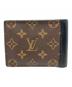 LOUIS VUITTON (ルイ ヴィトン) モノグラム・マカサー ポルトフォイユ・ミンドロ：23000円