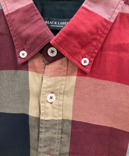 BLACK LABEL CRESTBRIDGE（ブラックレーベル クレストブリッジ）BLACK LABEL CRESTBRIDGE (ブラックレーベル クレストブリッジ) チェックシャツ レッド×ベージュ サイズ:Lの古着・服飾アイテム
