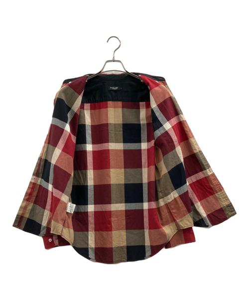 BLACK LABEL CRESTBRIDGE（ブラックレーベル クレストブリッジ）BLACK LABEL CRESTBRIDGE (ブラックレーベル クレストブリッジ) チェックシャツ レッド×ベージュ サイズ:Lの古着・服飾アイテム