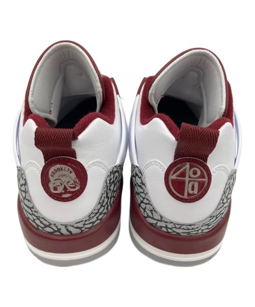 NIKE（ナイキ）NIKE (ナイキ) SPIZIKE LOW ホワイト×ワインレッド サイズ:26の古着・服飾アイテム