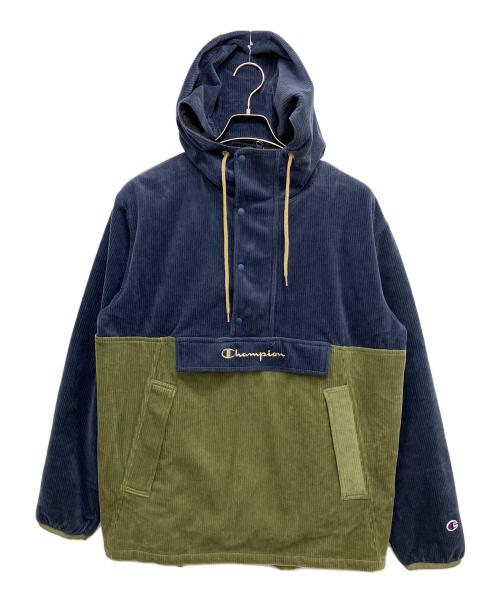 Champion（チャンピオン）Champion (チャンピオン) アノラックパーカー ネイビー サイズ:Mの古着・服飾アイテム