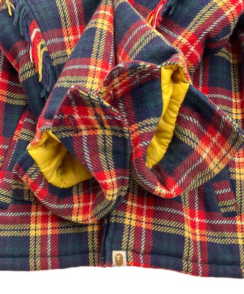 A BATHING APE（ア ベイシング エイプ）A BATHING APE (ア ベイシング エイプ) カバーオール レッド×ネイビー サイズ:Mの古着・服飾アイテム