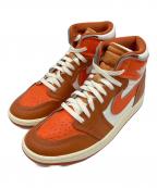 NIKEナイキ）の古着「AIR JORDAN 1 HIGH MM」｜オレンジ×ホワイト