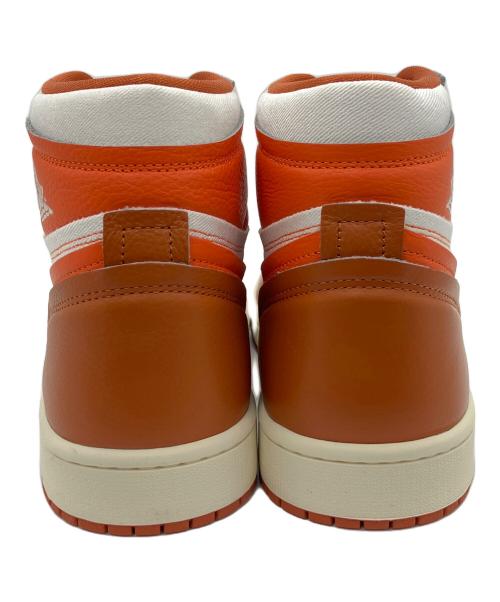 NIKE（ナイキ）NIKE (ナイキ) AIR JORDAN 1 HIGH MM オレンジ×ホワイト サイズ:28cm 未使用品の古着・服飾アイテム