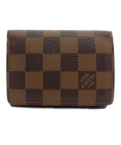 LOUIS VUITTON（ルイ ヴィトン）LOUIS VUITTON (ルイ ヴィトン) 名刺入れ ダミエ アンヴェロップ・カルト・ドゥ・ヴィジットの古着・服飾アイテム