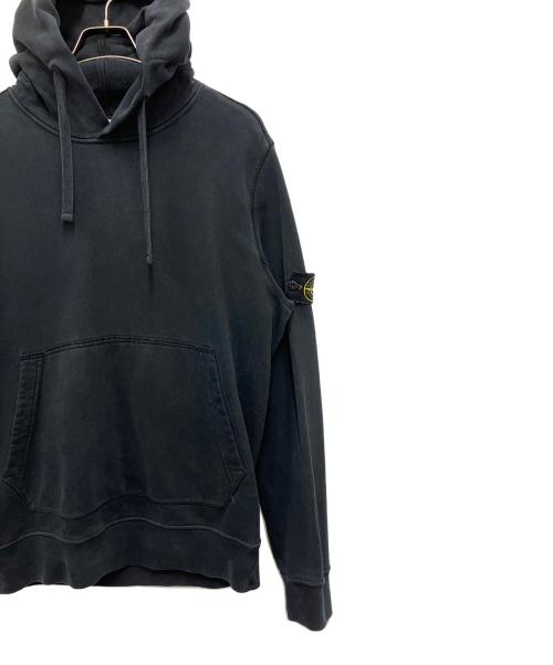 STONE ISLAND（ストーンアイランド）STONE ISLAND (ストーンアイランド) プルオーバーパーカー ブラック サイズ:Lの古着・服飾アイテム