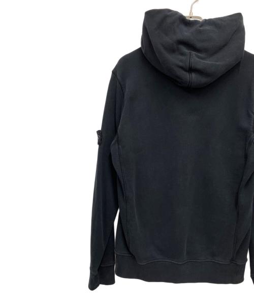 STONE ISLAND（ストーンアイランド）STONE ISLAND (ストーンアイランド) プルオーバーパーカー ブラック サイズ:Lの古着・服飾アイテム