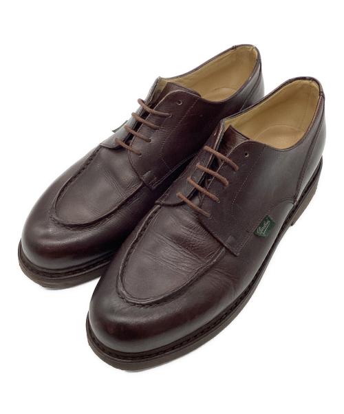 PARABOOT（パラブーツ）PARABOOT (パラブーツ) Uチップシューズ Chambord ブラウン サイズ:8 1/2の古着・服飾アイテム