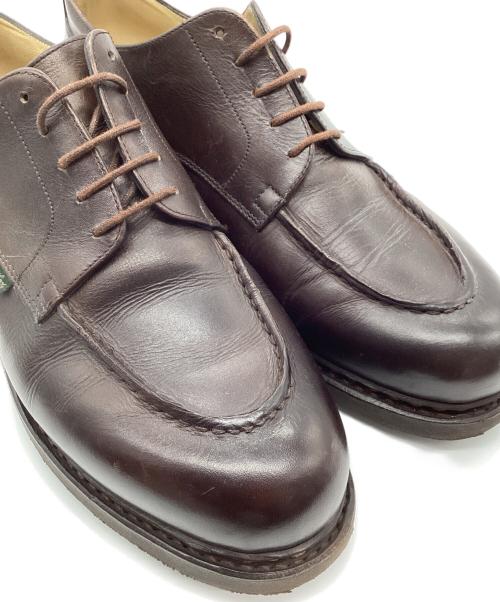 PARABOOT（パラブーツ）PARABOOT (パラブーツ) Uチップシューズ Chambord ブラウン サイズ:8 1/2の古着・服飾アイテム