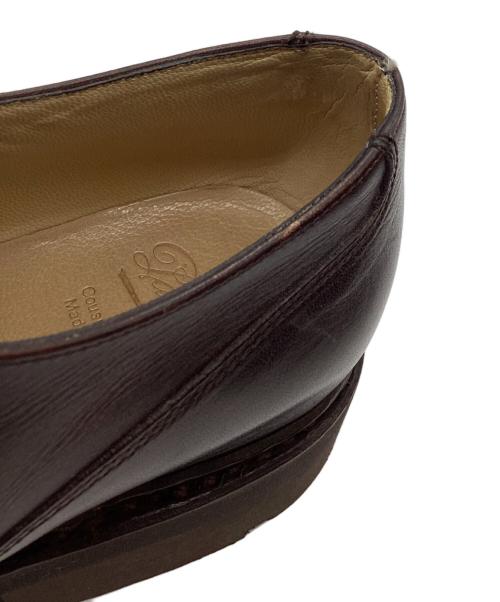 PARABOOT（パラブーツ）PARABOOT (パラブーツ) Uチップシューズ Chambord ブラウン サイズ:8 1/2の古着・服飾アイテム