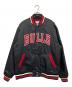 MITCHELL & NESS（ミッチェルアンドネス）の古着「ブルゾン」｜ブラック×レッド