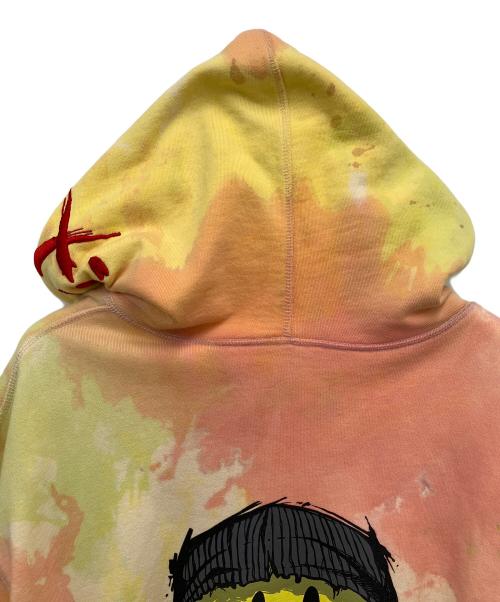 CVTVLIST（カタリスト）CVTVLIST (カタリスト) KILLER SMILE HOODIE イエロー×オレンジ サイズ:Freeの古着・服飾アイテム