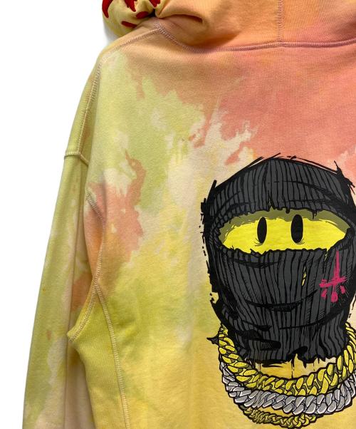 CVTVLIST（カタリスト）CVTVLIST (カタリスト) KILLER SMILE HOODIE イエロー×オレンジ サイズ:Freeの古着・服飾アイテム