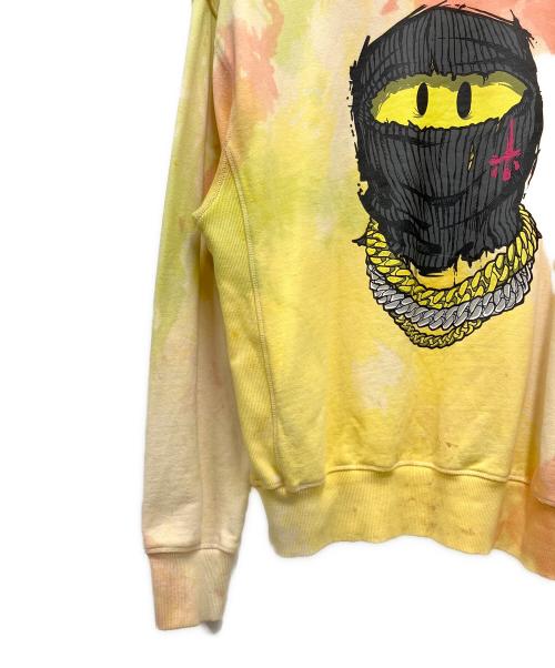 CVTVLIST（カタリスト）CVTVLIST (カタリスト) KILLER SMILE HOODIE イエロー×オレンジ サイズ:Freeの古着・服飾アイテム