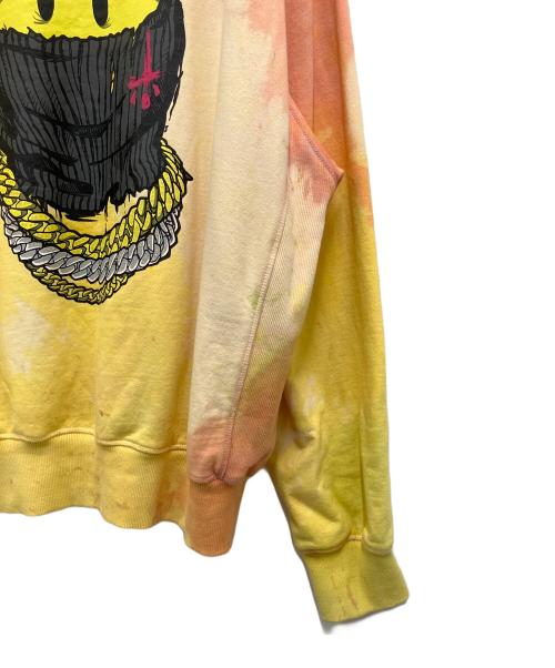 CVTVLIST（カタリスト）CVTVLIST (カタリスト) KILLER SMILE HOODIE イエロー×オレンジ サイズ:Freeの古着・服飾アイテム