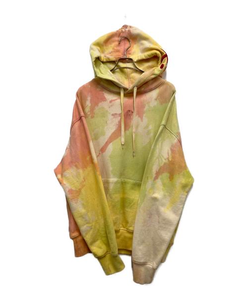 CVTVLIST（カタリスト）CVTVLIST (カタリスト) KILLER SMILE HOODIE イエロー×オレンジ サイズ:Freeの古着・服飾アイテム