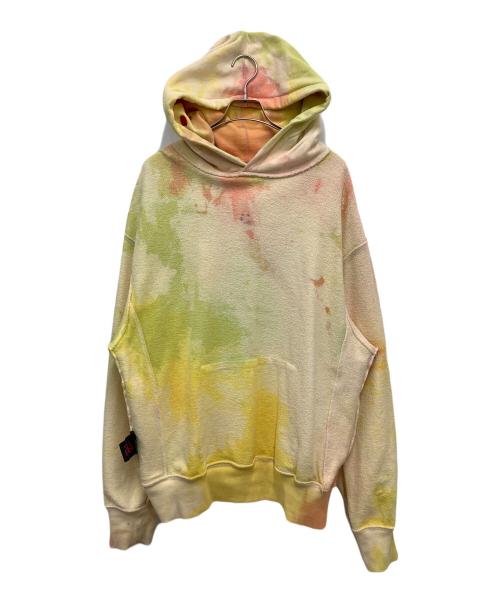CVTVLIST（カタリスト）CVTVLIST (カタリスト) KILLER SMILE HOODIE イエロー×オレンジ サイズ:Freeの古着・服飾アイテム