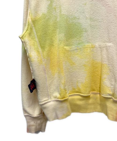 CVTVLIST（カタリスト）CVTVLIST (カタリスト) KILLER SMILE HOODIE イエロー×オレンジ サイズ:Freeの古着・服飾アイテム