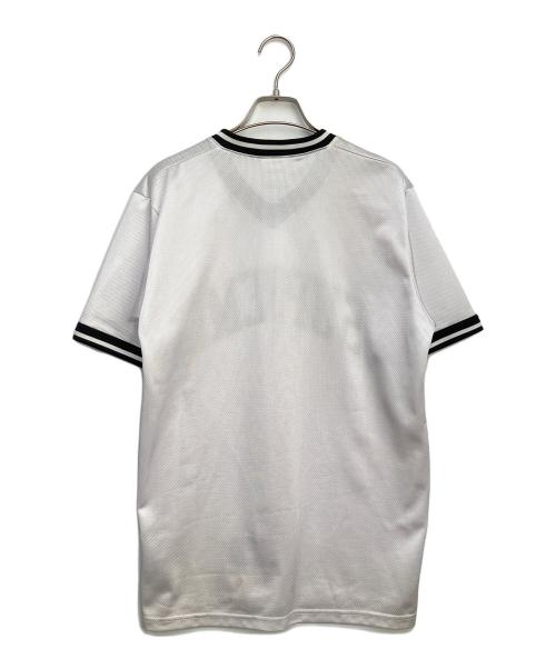 SUPREME（シュプリーム）Supreme (シュプリーム) Champion (チャンピオン) メッシュTシャツ ホワイト×ブラック サイズ:Sの古着・服飾アイテム