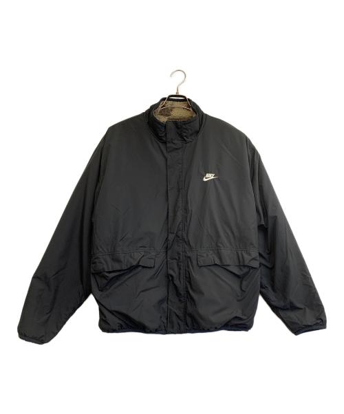 NIKE（ナイキ）NIKE (ナイキ) リバーシブルフリースジャケット ベージュ×ブラック サイズ:XXLの古着・服飾アイテム