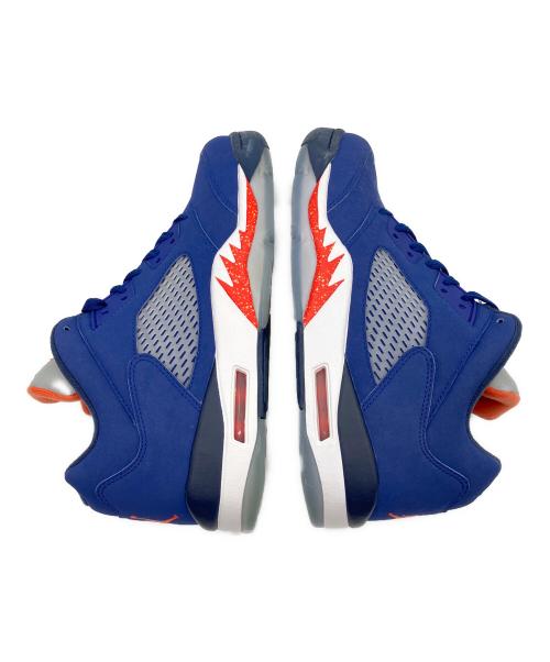 NIKE（ナイキ）NIKE (ナイキ) AIR JORDAN 5 RETRO LOW ブルー×オレンジ サイズ:27cmの古着・服飾アイテム