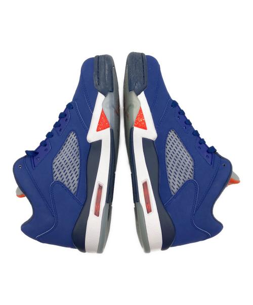 NIKE（ナイキ）NIKE (ナイキ) AIR JORDAN 5 RETRO LOW ブルー×オレンジ サイズ:27cmの古着・服飾アイテム