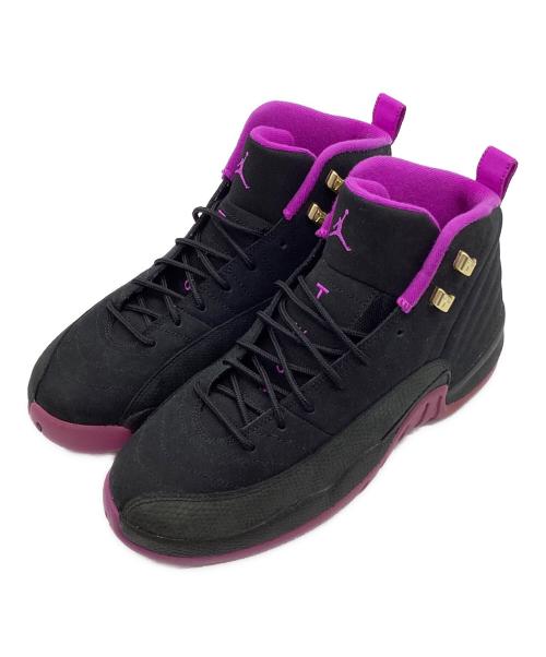 NIKE（ナイキ）NIKE (ナイキ) AIR JORDAN 12 RETRO GG ブラック×パープル サイズ:26の古着・服飾アイテム