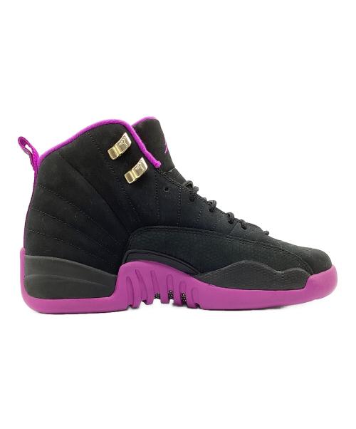 NIKE（ナイキ）NIKE (ナイキ) AIR JORDAN 12 RETRO GG ブラック×パープル サイズ:26の古着・服飾アイテム