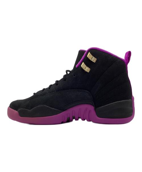 NIKE（ナイキ）NIKE (ナイキ) AIR JORDAN 12 RETRO GG ブラック×パープル サイズ:26の古着・服飾アイテム