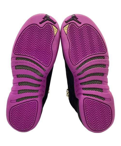 NIKE（ナイキ）NIKE (ナイキ) AIR JORDAN 12 RETRO GG ブラック×パープル サイズ:26の古着・服飾アイテム