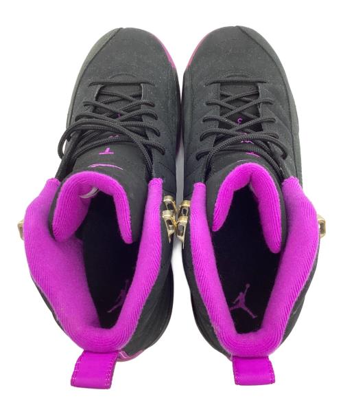 NIKE（ナイキ）NIKE (ナイキ) AIR JORDAN 12 RETRO GG ブラック×パープル サイズ:26の古着・服飾アイテム